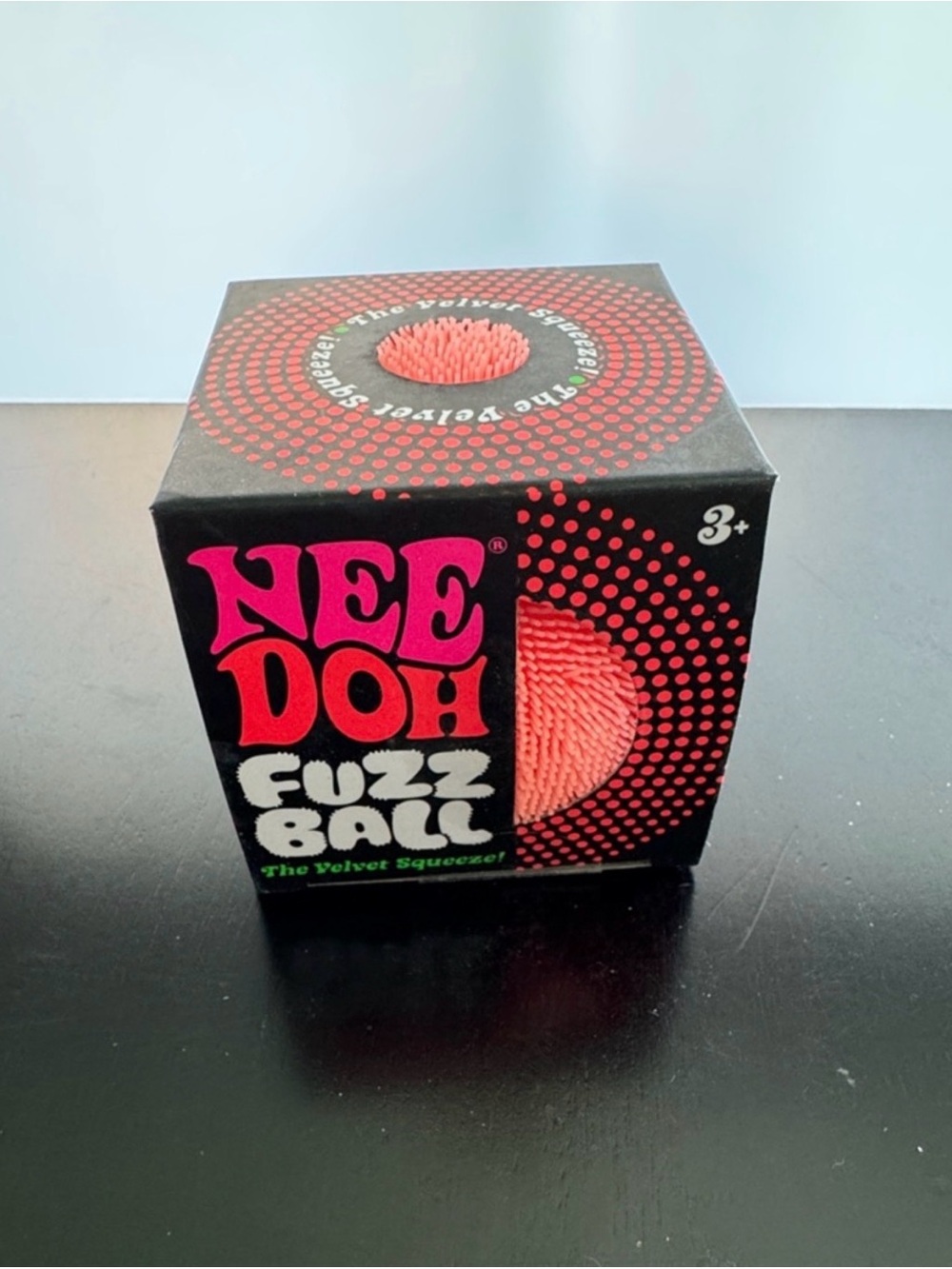 Fuzz Ball Kids Toy - Pink Velvet Squeeze